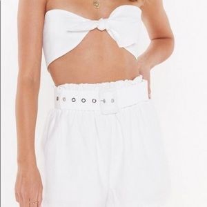 White Two Piece Set